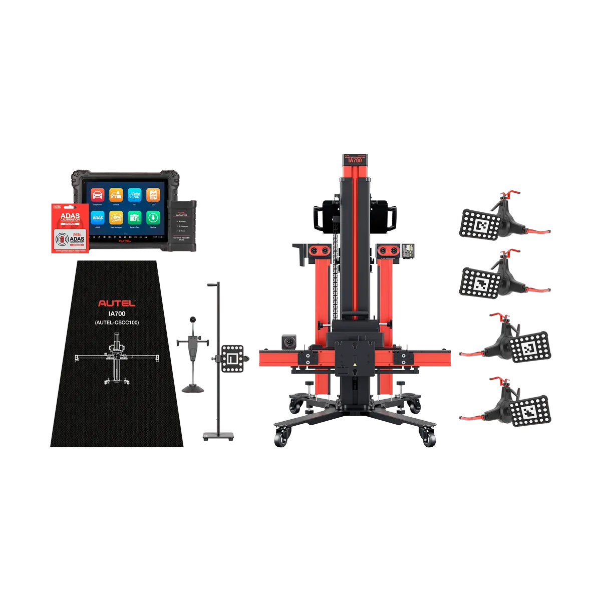 Autel IA700 ADAS Frame with MS909 Tablet