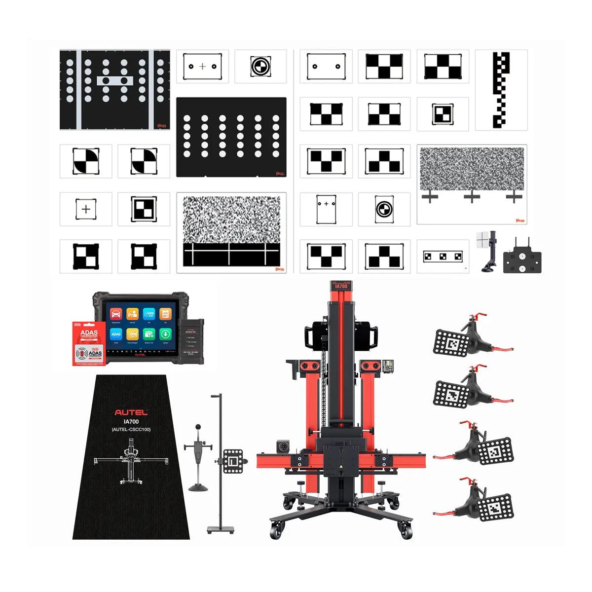 Autel IA700 ADAS LDW System with MS909 Tablet