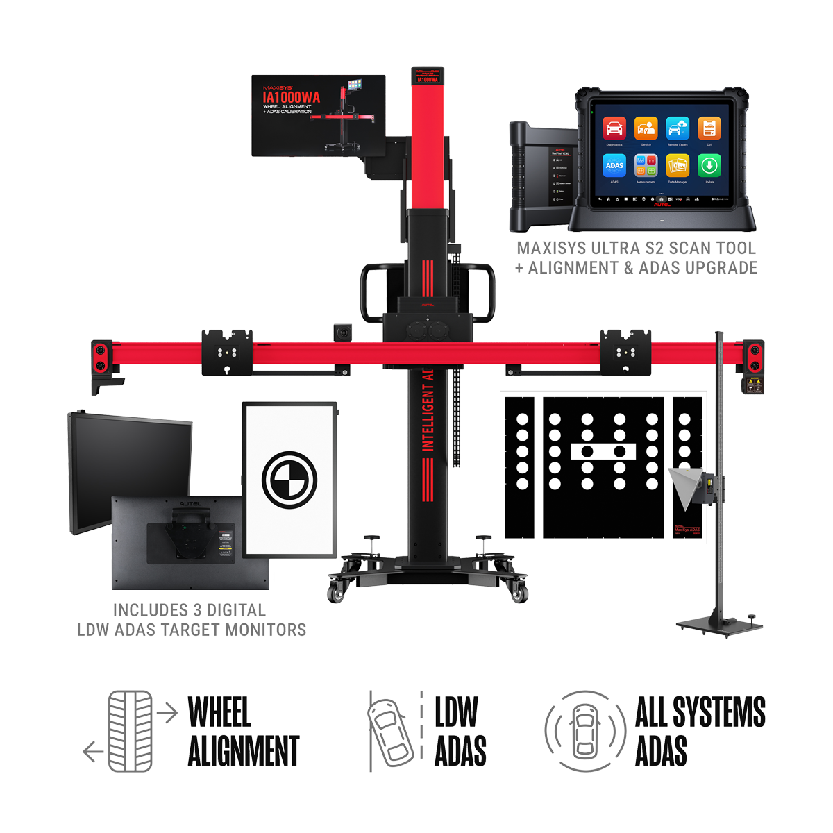 Autel MaxiSys IA1000 Automated Alignment and ADAS System