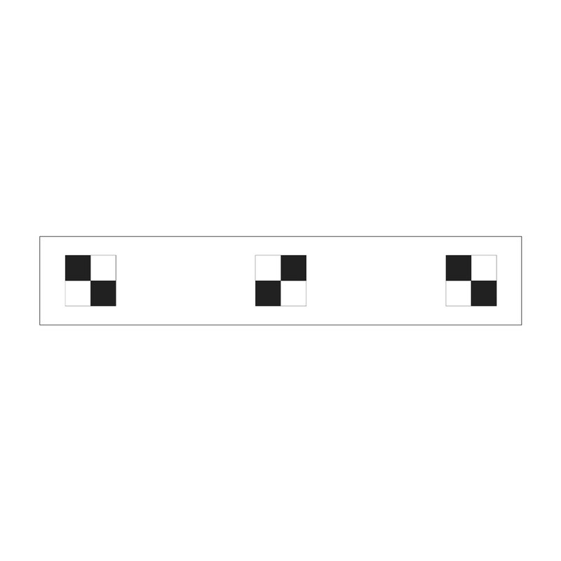 TEXA Rear video camera calibration mat for NISSAN X-TRAIL