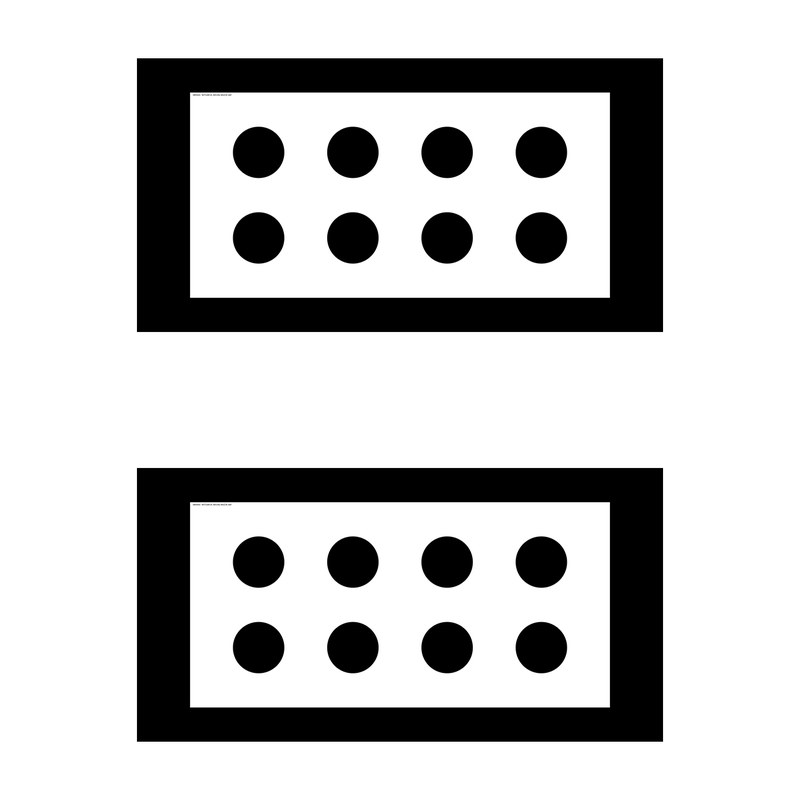 TEXA Pair of 360┬░ camera calibration mats for MITSUBISHI, NISSAN, MAZDA