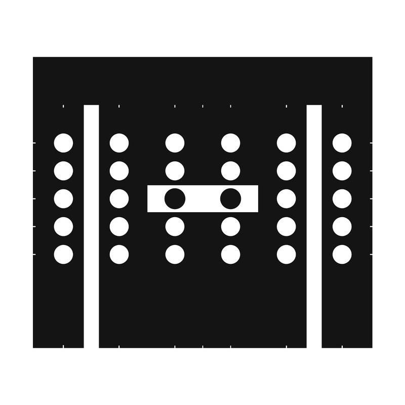 TEXA Front video camera calibration panel for VAG complete with bubble level